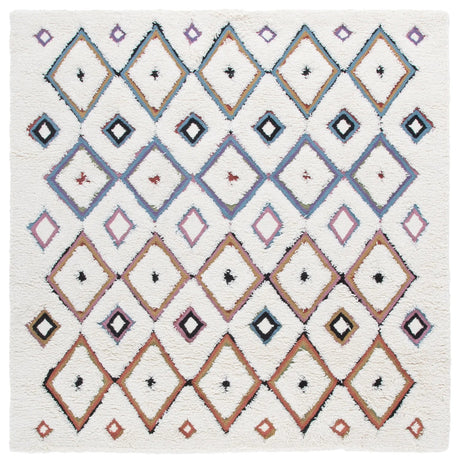 Safavieh Casablanca 6'-0" x 6'-0" Rug in Ivory / Blue