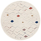 Safavieh Casablanca 6'-0" x 6'-0" Rug in Ivory / Rust