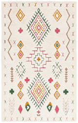 Safavieh Casablanca 4'-0" x 6'-0" Rug in Ivory / Pink