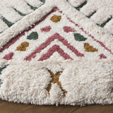 Safavieh Casablanca 6'-0" x 6'-0" Rug in Ivory / Pink