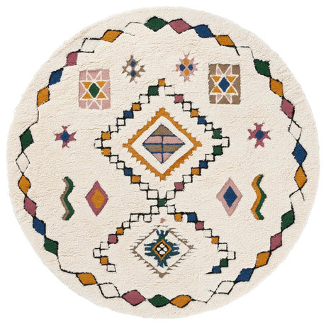 Safavieh Casablanca 6'-0" x 6'-0" Rug in Ivory / Green