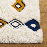 Safavieh Casablanca 4'-0" x 6'-0" Rug in Ivory / Green