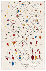 Safavieh Casablanca 4'-0" x 6'-0" Rug in Ivory / Red