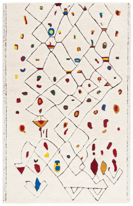 Safavieh Casablanca 4'-0" x 6'-0" Rug in Ivory / Red