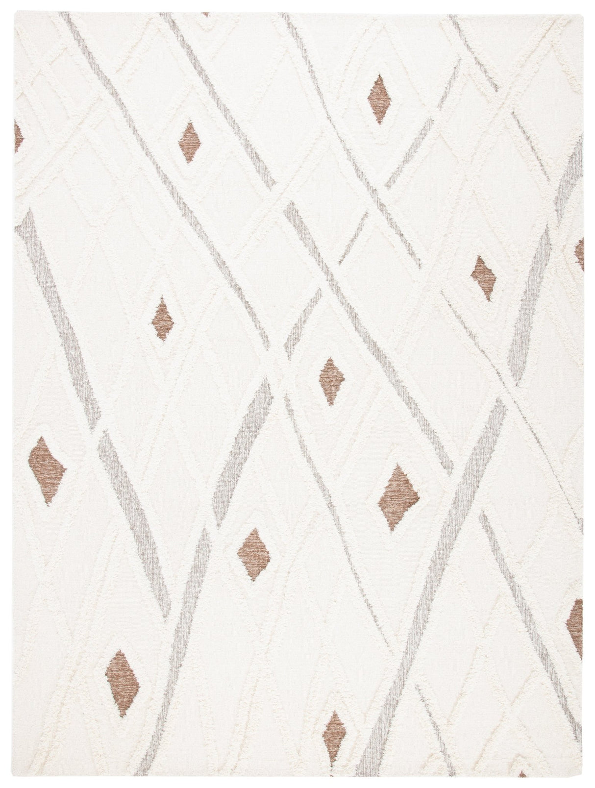 Safavieh Casablanca Csb975A Ivory/Brown Rugs - Safavieh - csb975a - 6r