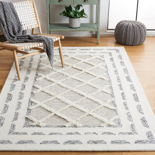 Safavieh Casablanca Csb982F Grey/Ivory Rug - Safavieh - csb982f - 3