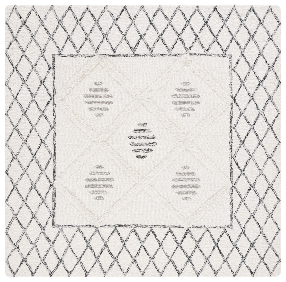 Safavieh Casablanca Csb990A Ivory/Black Rug - Safavieh - csb990a - 6r