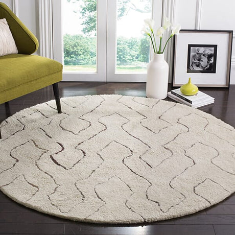 Safavieh Casablanca Shag Csb211A Ivory / Multi Rugs - Safavieh - csb211a - 6sq