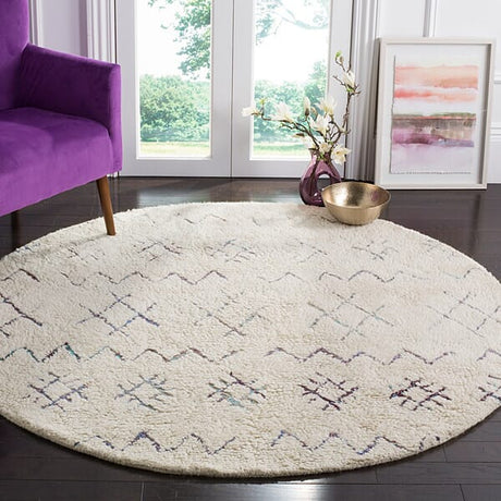 Safavieh Casablanca Shag Csb213A Ivory / Multi Rugs - Safavieh - csb213a - 6sq