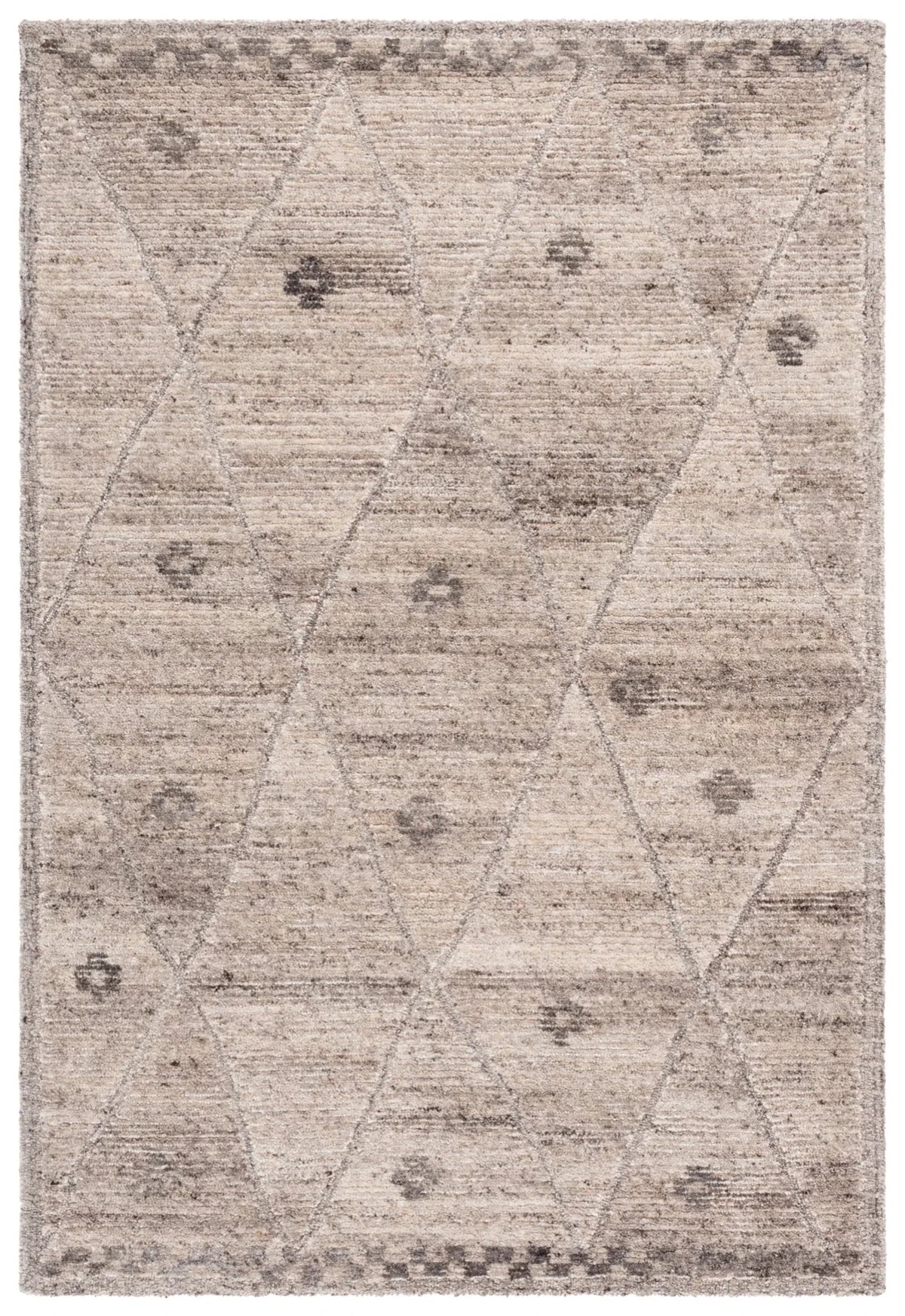 Safavieh Casablanca Shag 4'-0" x 6'-0" Rug in Natural / Beige