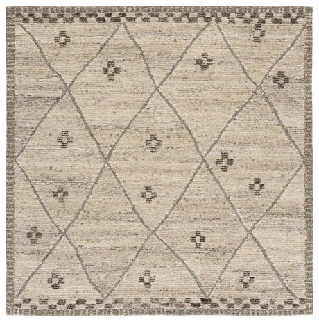 Safavieh Casablanca Shag 6'-0" x 6'-0" Rug in Natural / Beige