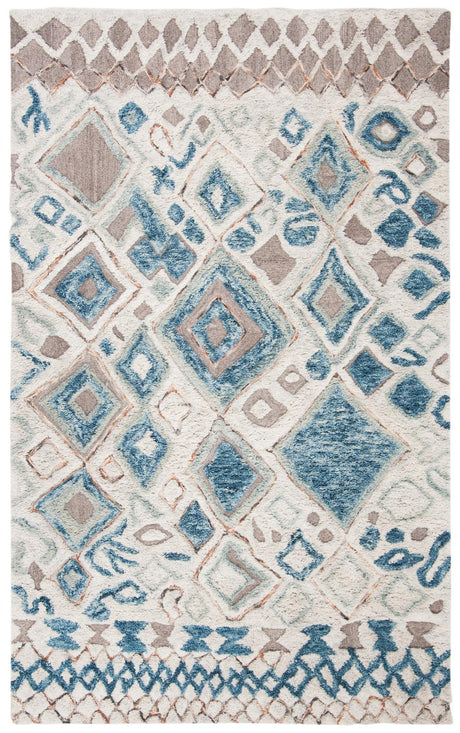 Safavieh Casablanca Shag Csb618B Beige/Navy Rugs - Safavieh - csb618b - 4