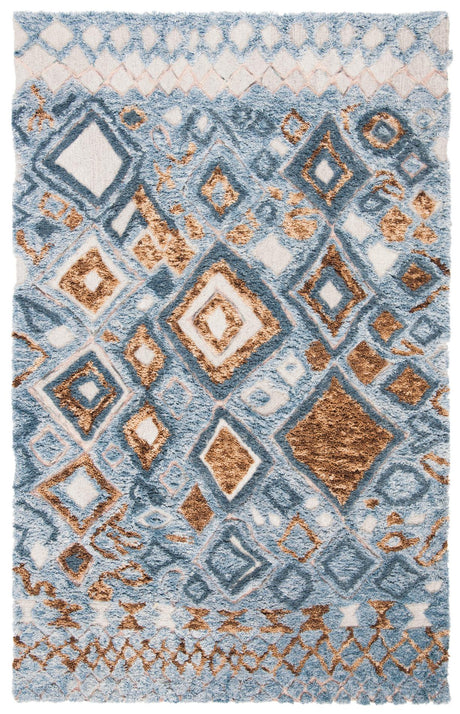 Safavieh Casablanca Shag Csb618F Grey/Gold Rugs - Safavieh - csb618f - 4
