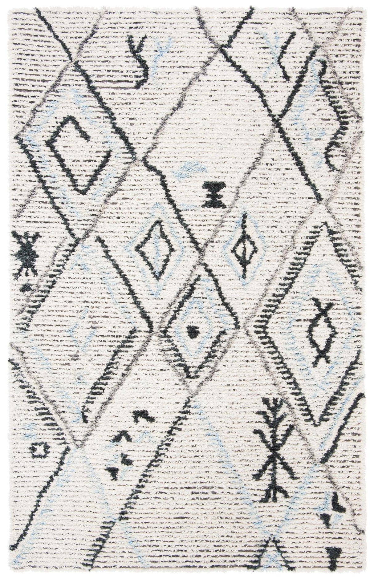Safavieh Casablanca Shag Csb637A Grey/Ivory Rugs - Safavieh - csb637a - 4