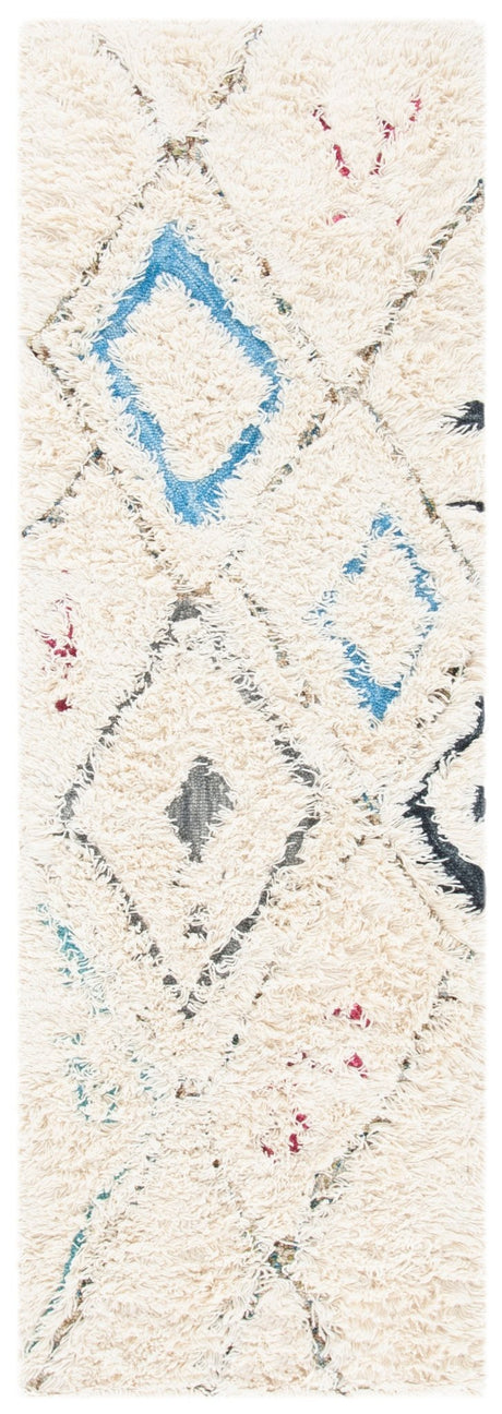 Safavieh Casablanca Shag Csb637H Ivory/Charcoal Rug - Safavieh - csb637h - 24