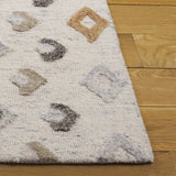 Safavieh Casablanca Shag 4'-0" x 6'-0" Rug in Ivory / Rust