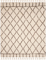 Safavieh Casablanca Shag Csb725A Ivory / Brown Rugs - Safavieh - csb725a - 4