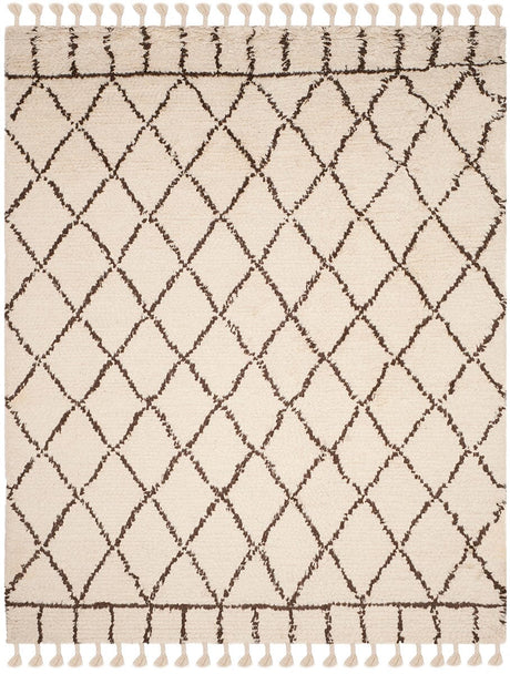 Safavieh Casablanca Shag Csb725A Ivory / Brown Rugs - Safavieh - csb725a - 4