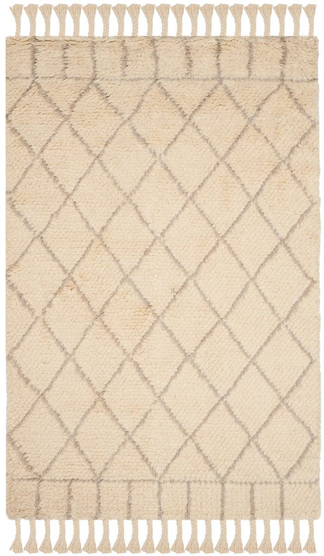 Safavieh Casablanca Shag Csb725B Ivory / Light Grey Rugs - Safavieh - csb725b - 4