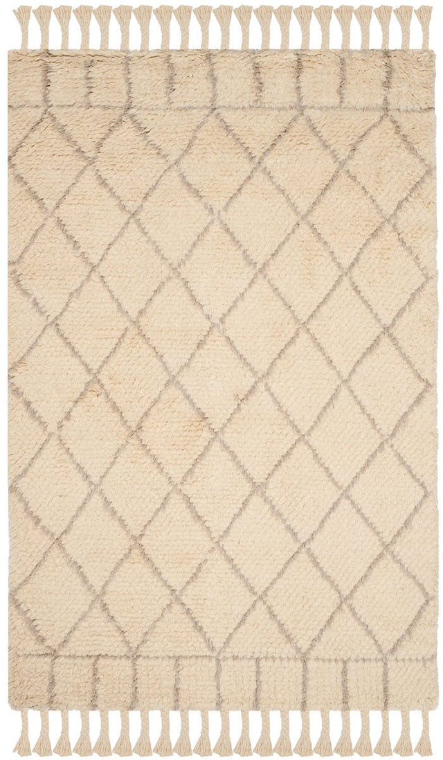 Safavieh Casablanca Shag Csb725B Ivory / Light Grey Rugs - Safavieh - csb725b - 4