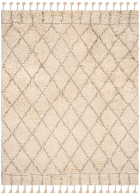 Safavieh Casablanca Shag Csb725B Ivory / Light Grey Rugs - Safavieh - csb725b - 4