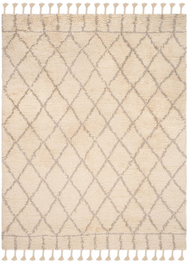 Safavieh Casablanca Shag Csb725B Ivory / Light Grey Rugs - Safavieh - csb725b - 4