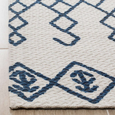 Safavieh Cedar Brook Cdr501C Ivory / Navy Rugs - Safavieh - cdr501c - 24