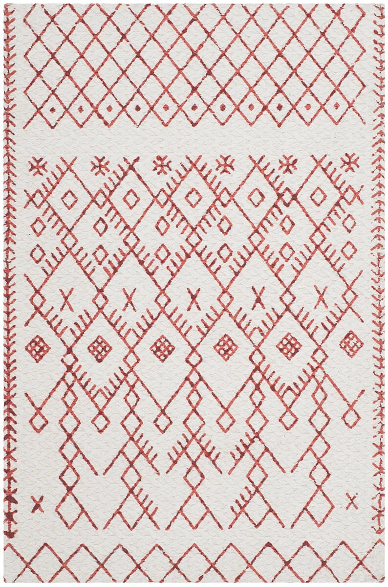 Safavieh Cedar Brook Cdr501D Ivory / Rust Rugs - Safavieh - cdr501d - 6r