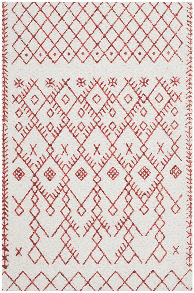 Safavieh Cedar Brook Cdr501D Ivory / Rust Rugs - Safavieh - cdr501d - 6r