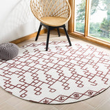 Safavieh Cedar Brook Cdr501D Ivory / Rust Rugs - Safavieh - cdr501d - 6sq