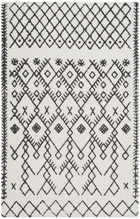 Safavieh Cedar Brook Cdr501E Ivory / Black Rugs - Safavieh - cdr501e - 6r