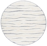 Safavieh Celebrity 800 6'-7" x 6'-7" Rug in Ivory / Grey