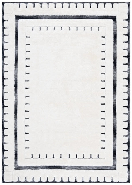 Safavieh Celebrity 800 4'-0" x 6'-0" Rug in Ivory / Black