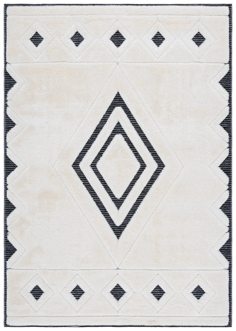 Safavieh Celebrity 800 4'-0" x 6'-0" Rug in Ivory / Black