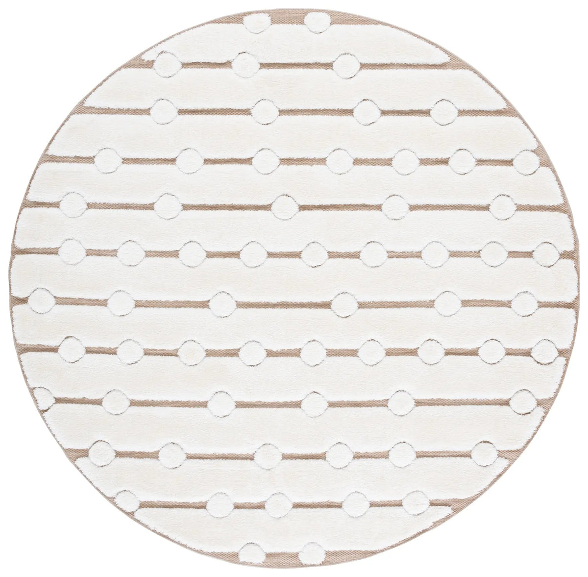 Safavieh Celebrity 800 6'-7" x 6'-7" Rug in Ivory / Beige
