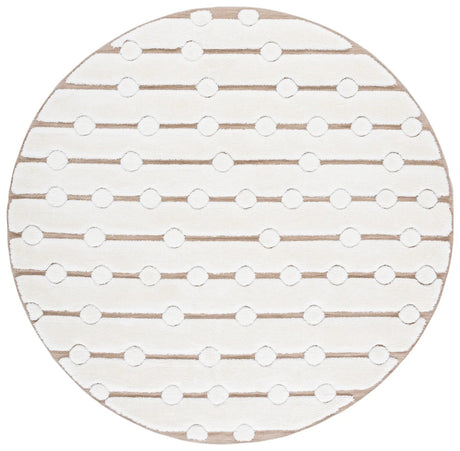 Safavieh Celebrity 800 6'-7" x 6'-7" Rug in Ivory / Beige