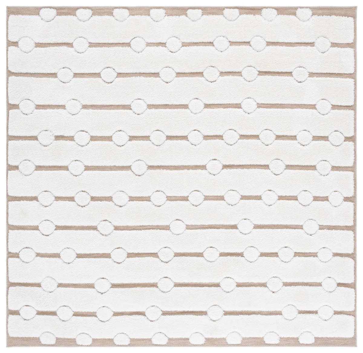 Safavieh Celebrity 800 6'-7" x 6'-7" Rug in Ivory / Beige