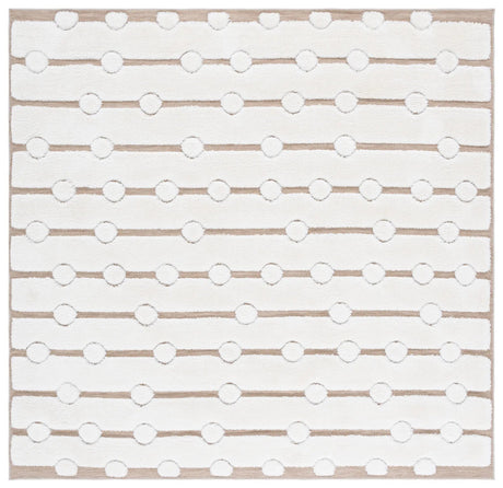 Safavieh Celebrity 800 6'-7" x 6'-7" Rug in Ivory / Beige