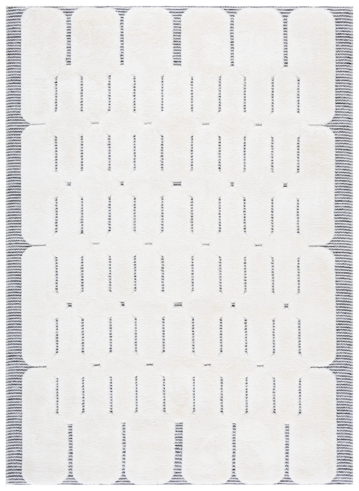Safavieh Celebrity 800 4'-0" x 6'-0" Rug in Ivory / Grey