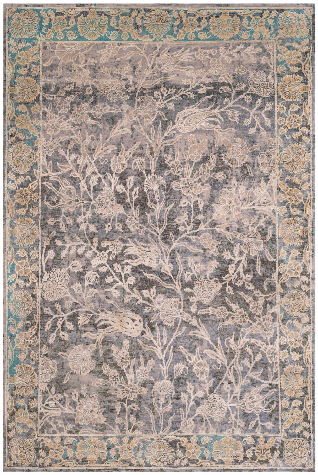 Safavieh Centennial Cen140A Grey/Blue Rug - Safavieh - cen140a - 6