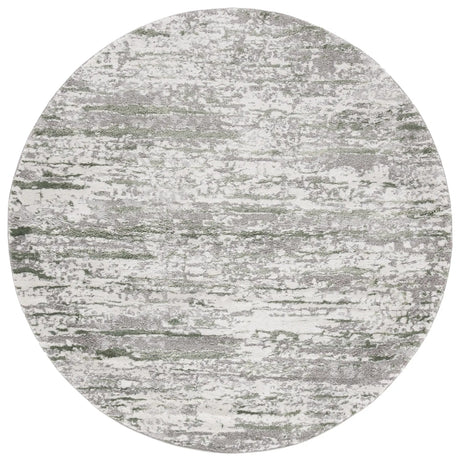 Safavieh Century 300 6'-7" x 6'-7" Rug in Grey / Dark Green