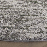 Safavieh Century 300 6'-7" x 6'-7" Rug in Grey / Dark Green