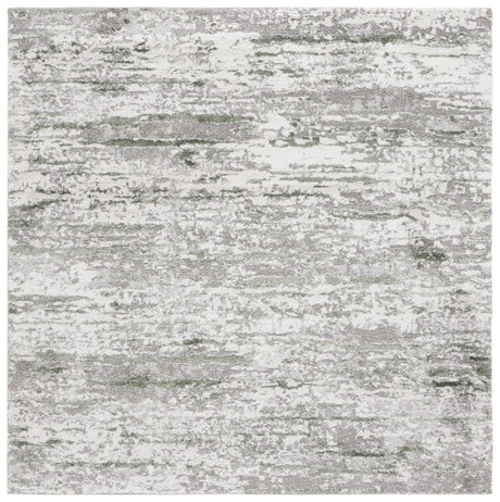 Safavieh Century 300 6'-7" x 6'-7" Rug in Grey / Dark Green
