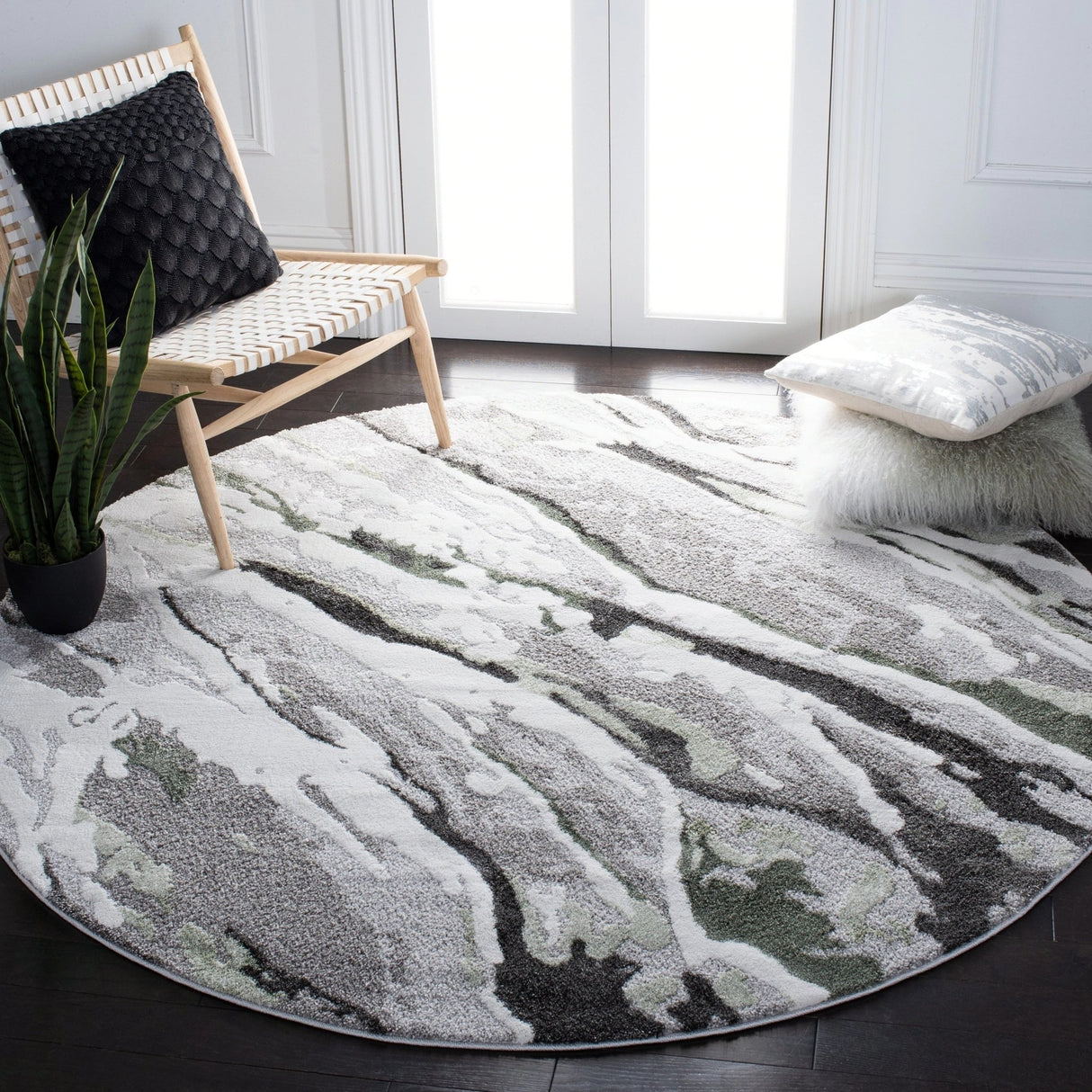 Safavieh Century Cty324F Grey/Green Rugs - Safavieh - cty324f - 7r