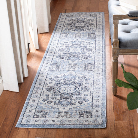 Safavieh Charleston Chl431M Blue/Grey Rug - Safavieh - chl431m - 7r