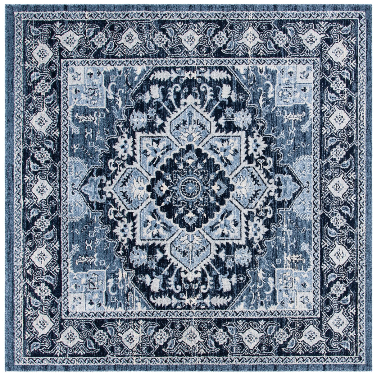 Safavieh Charleston Chl431N Navy/Blue Rug - Safavieh - chl431n - 7sq