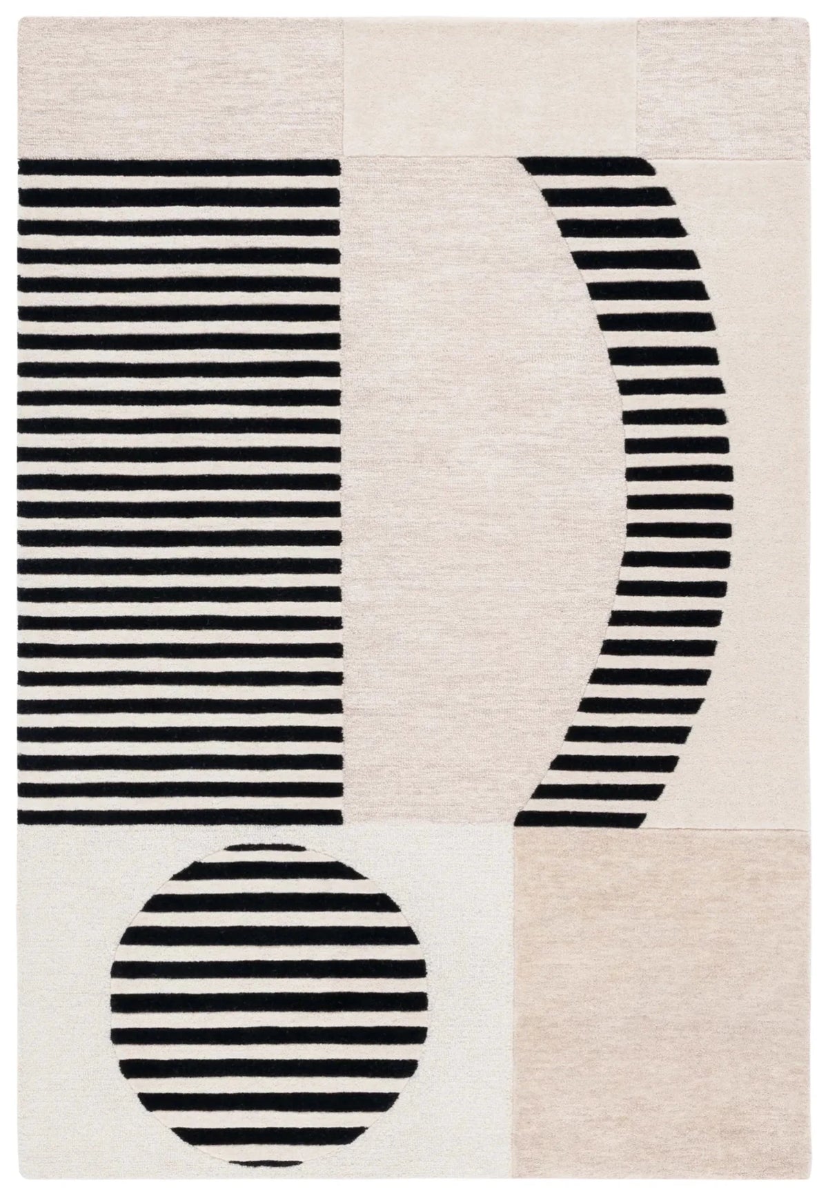 Safavieh Chatham 4'-0" x 6'-0" Rug in Ivory / Black