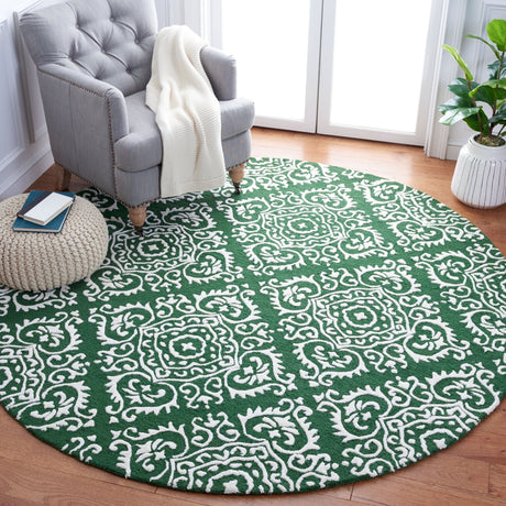 Safavieh Chatham Cht712Y Green/Ivory Rugs - Safavieh - cht712y - 7r