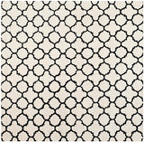 Safavieh Chatham Cht717A Ivory / Black Rugs - Safavieh - cht717a - 7sq
