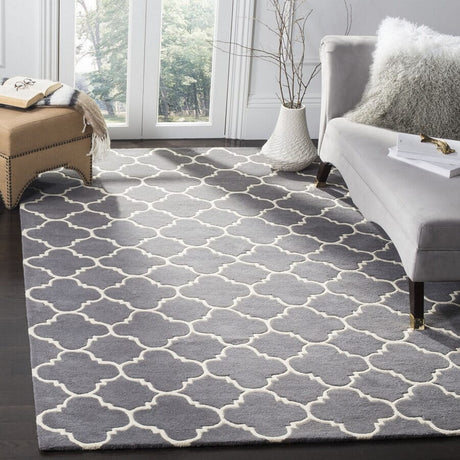 Safavieh Chatham Cht717D Dark Grey / Ivory Rugs - Safavieh - cht717d - 2